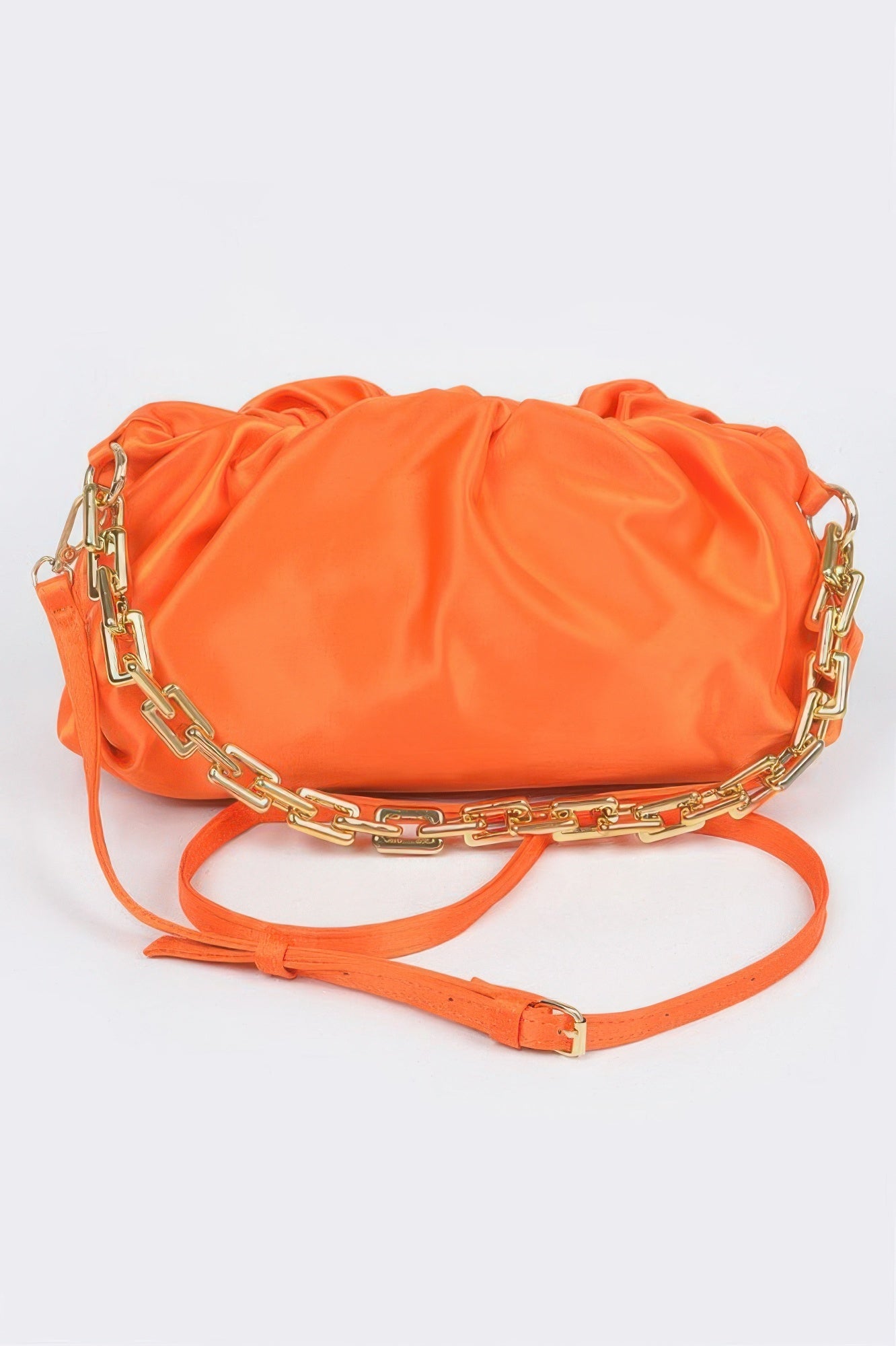 Satin Chain Pouch Bag