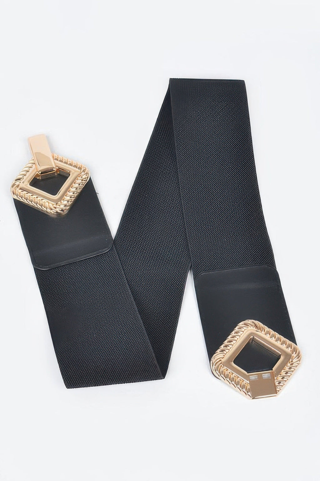 Big Metal Buckle Stretch Plus Size Belt