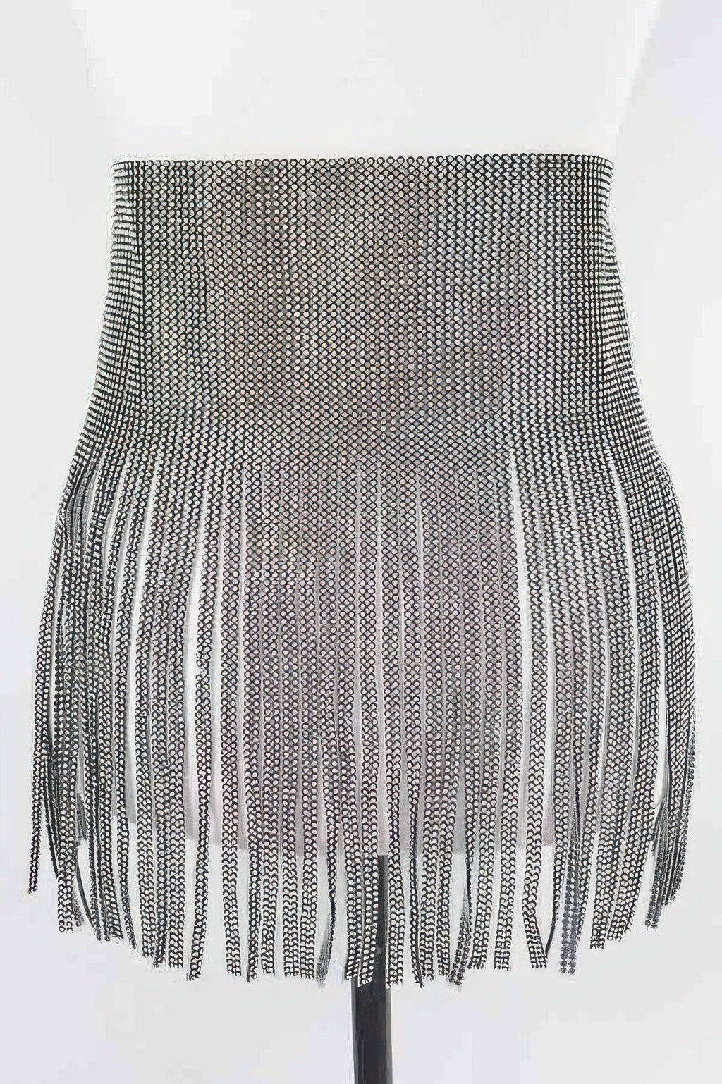 Rhinestone Fringe Belt