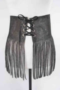 Rhinestone Fringe Belt