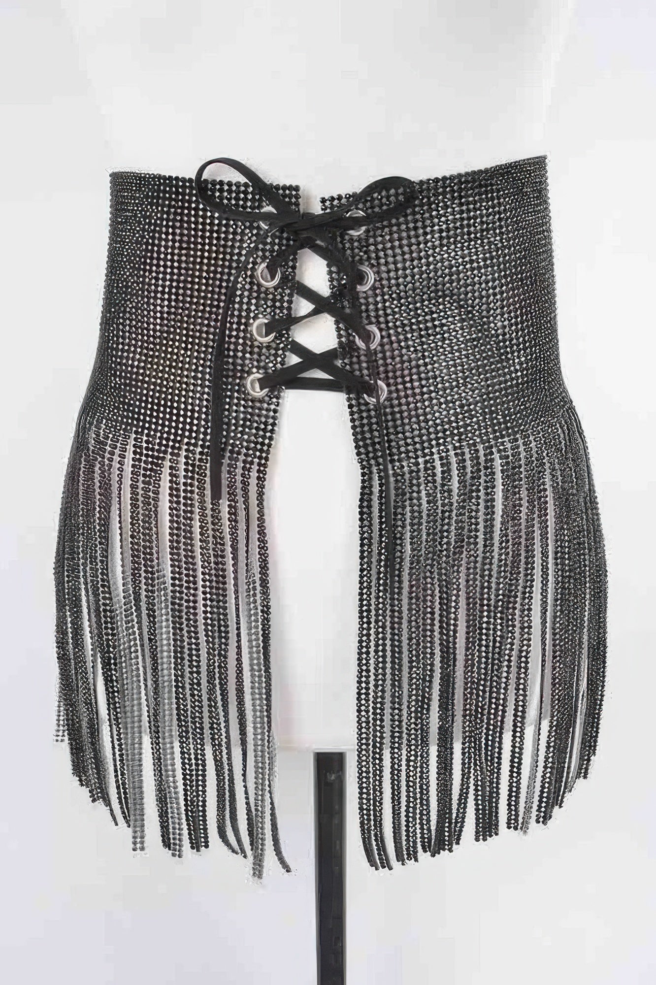 Rhinestone Fringe Belt