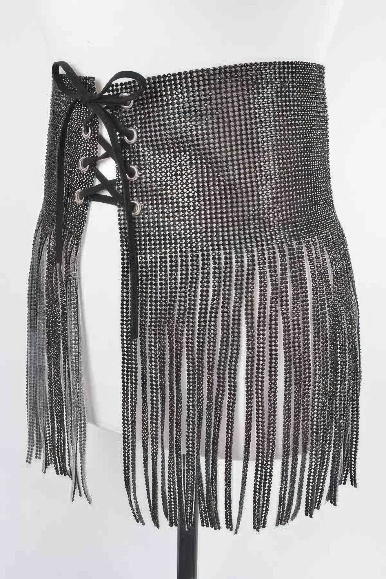 Rhinestone Fringe Belt