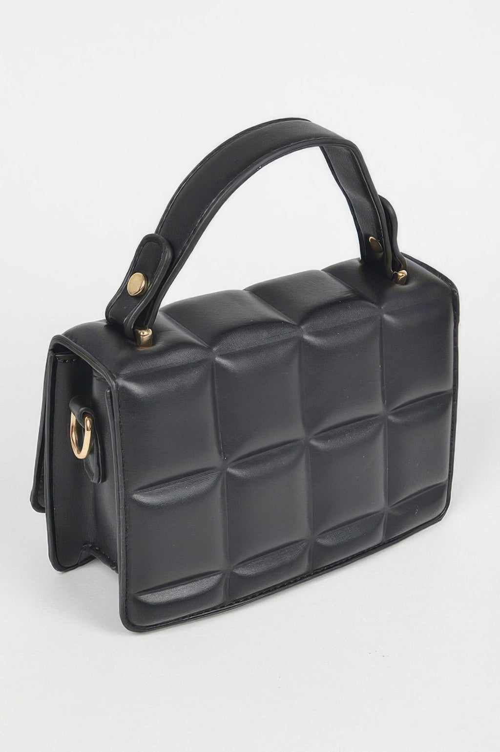 Quilted Top Handle Bag