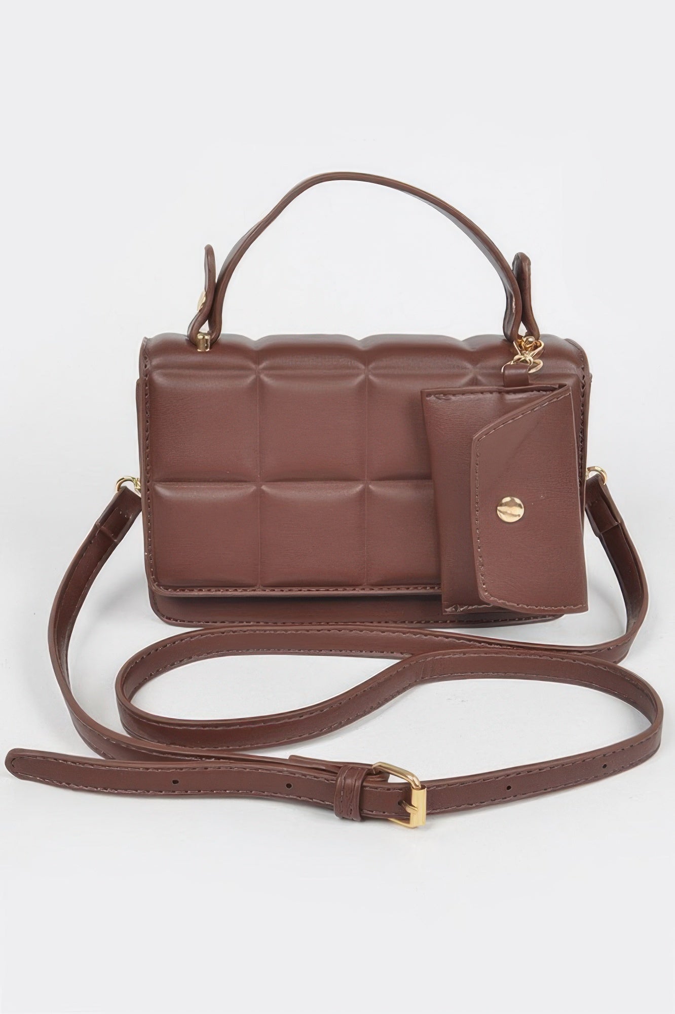 Quilted Top Handle Bag