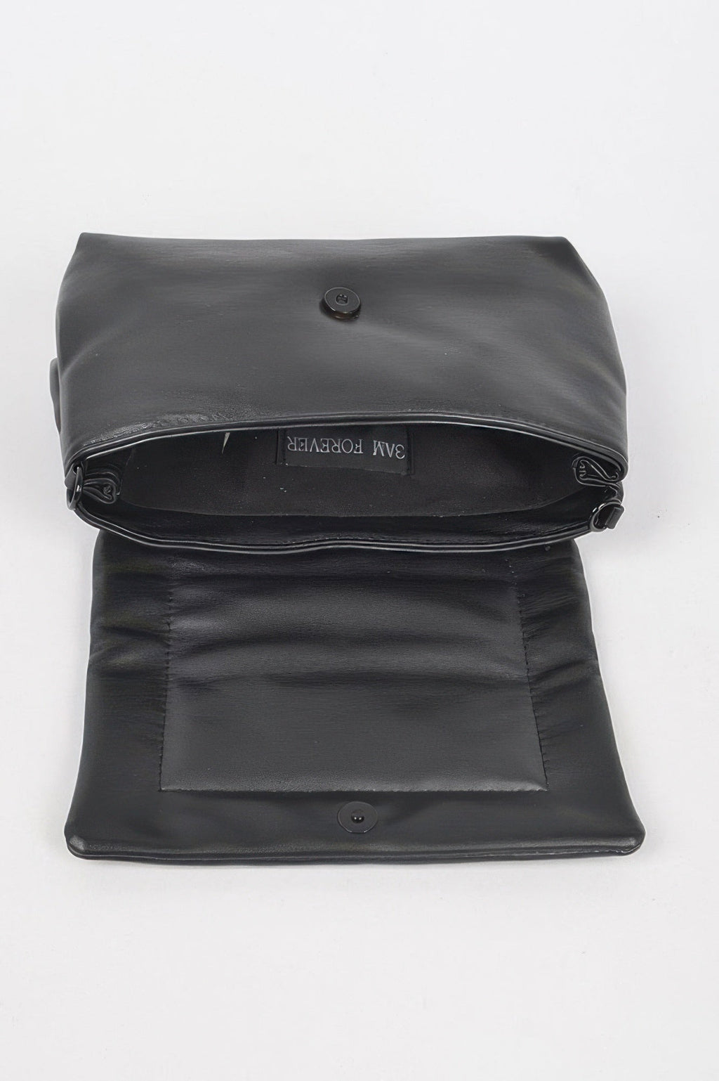 Faux Leather Shoulder Bag