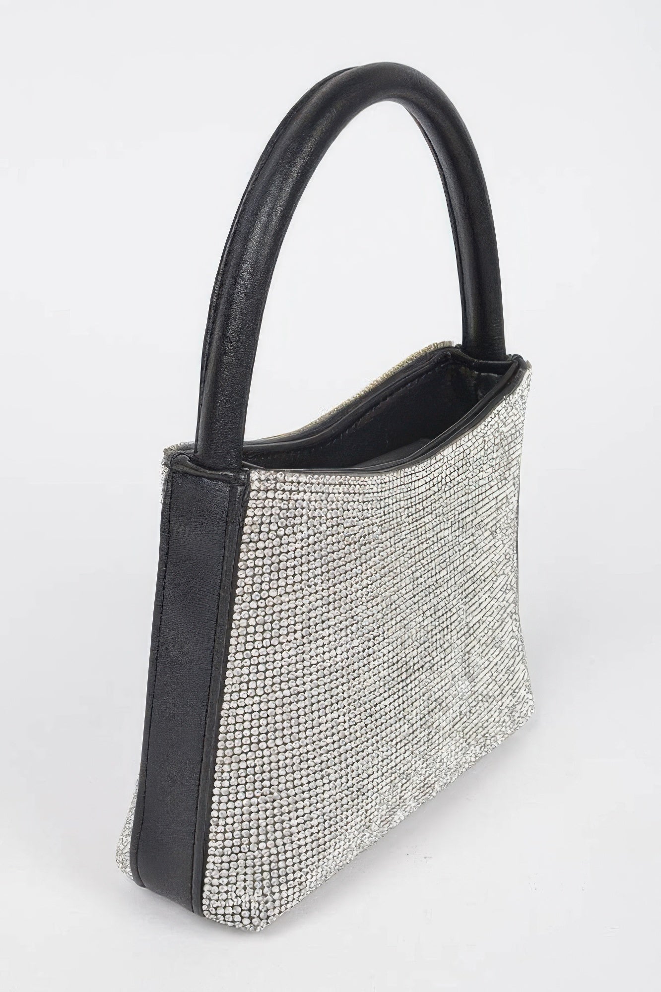 Rhinestone Top Handle Bag