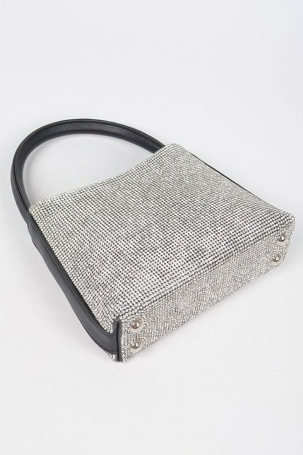 Rhinestone Top Handle Bag