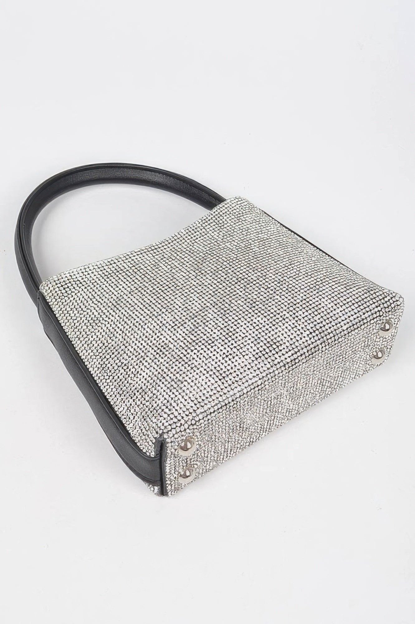 Rhinestone Top Handle Bag
