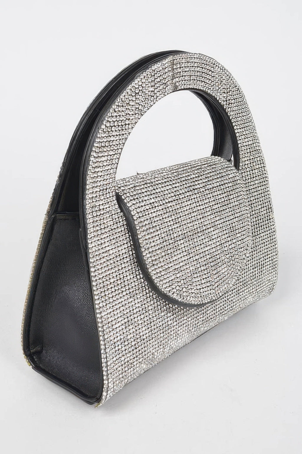 Rhinestone Top Handle Bag