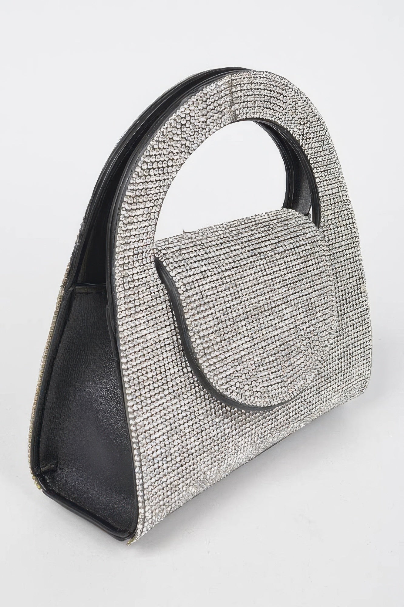 Rhinestone Top Handle Bag