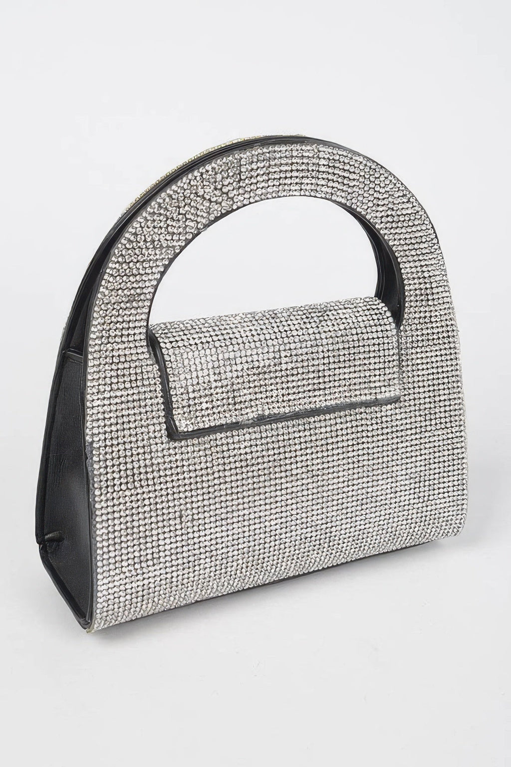 Rhinestone Top Handle Bag