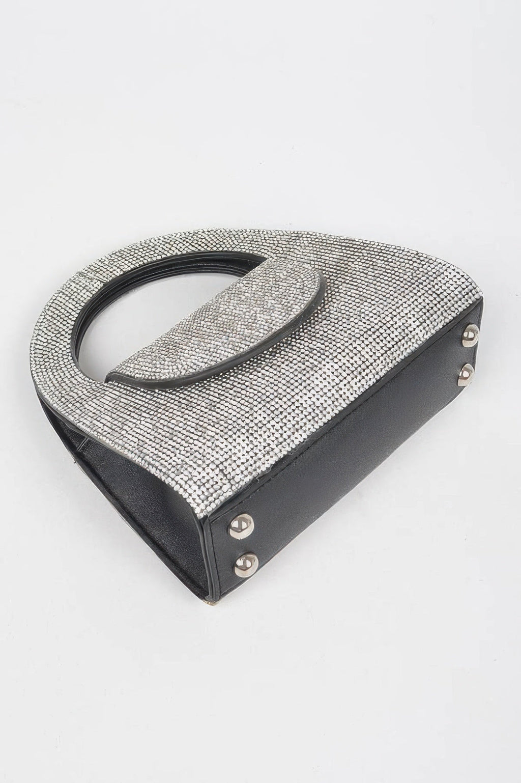 Rhinestone Top Handle Bag