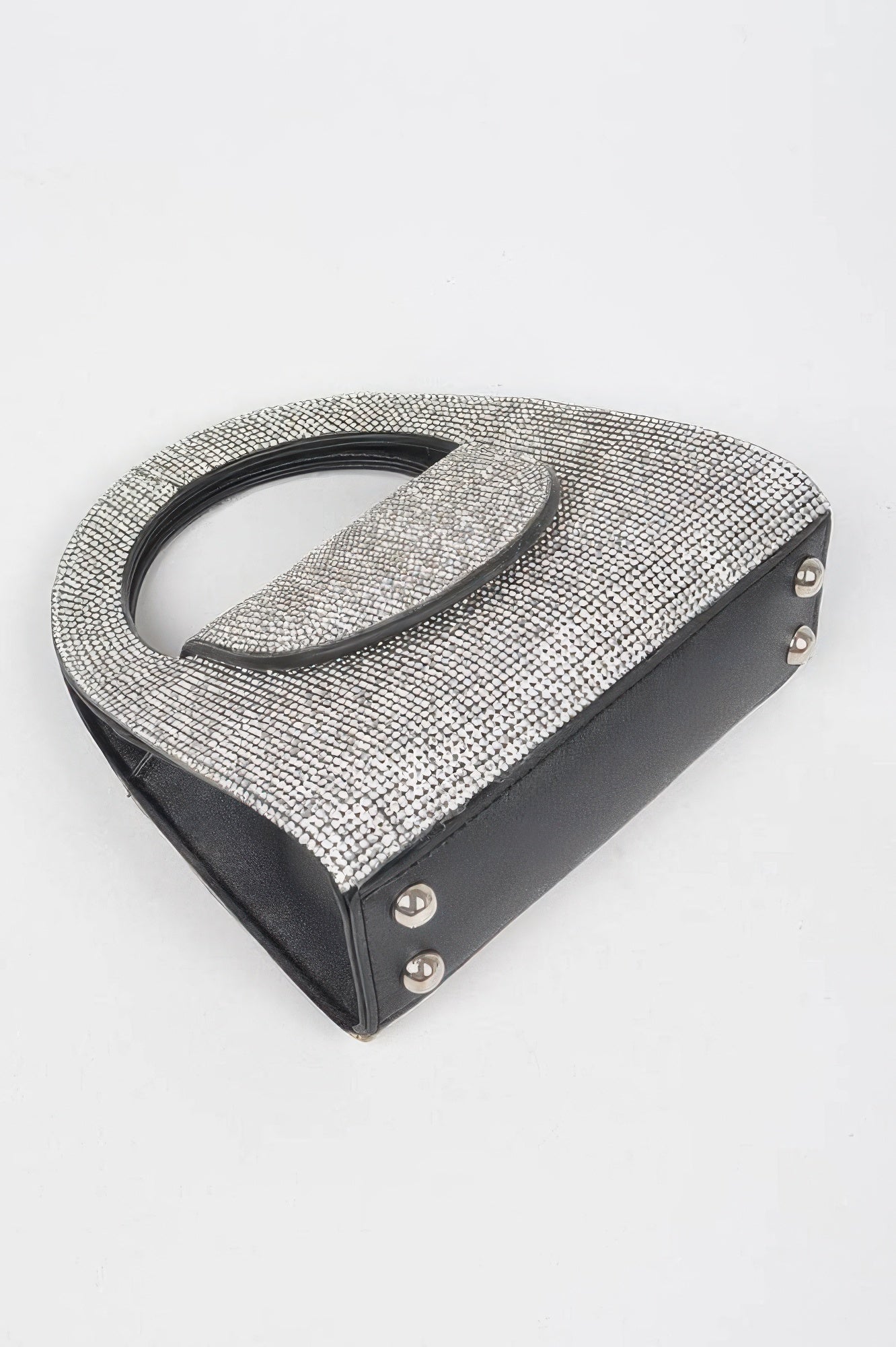 Rhinestone Top Handle Bag