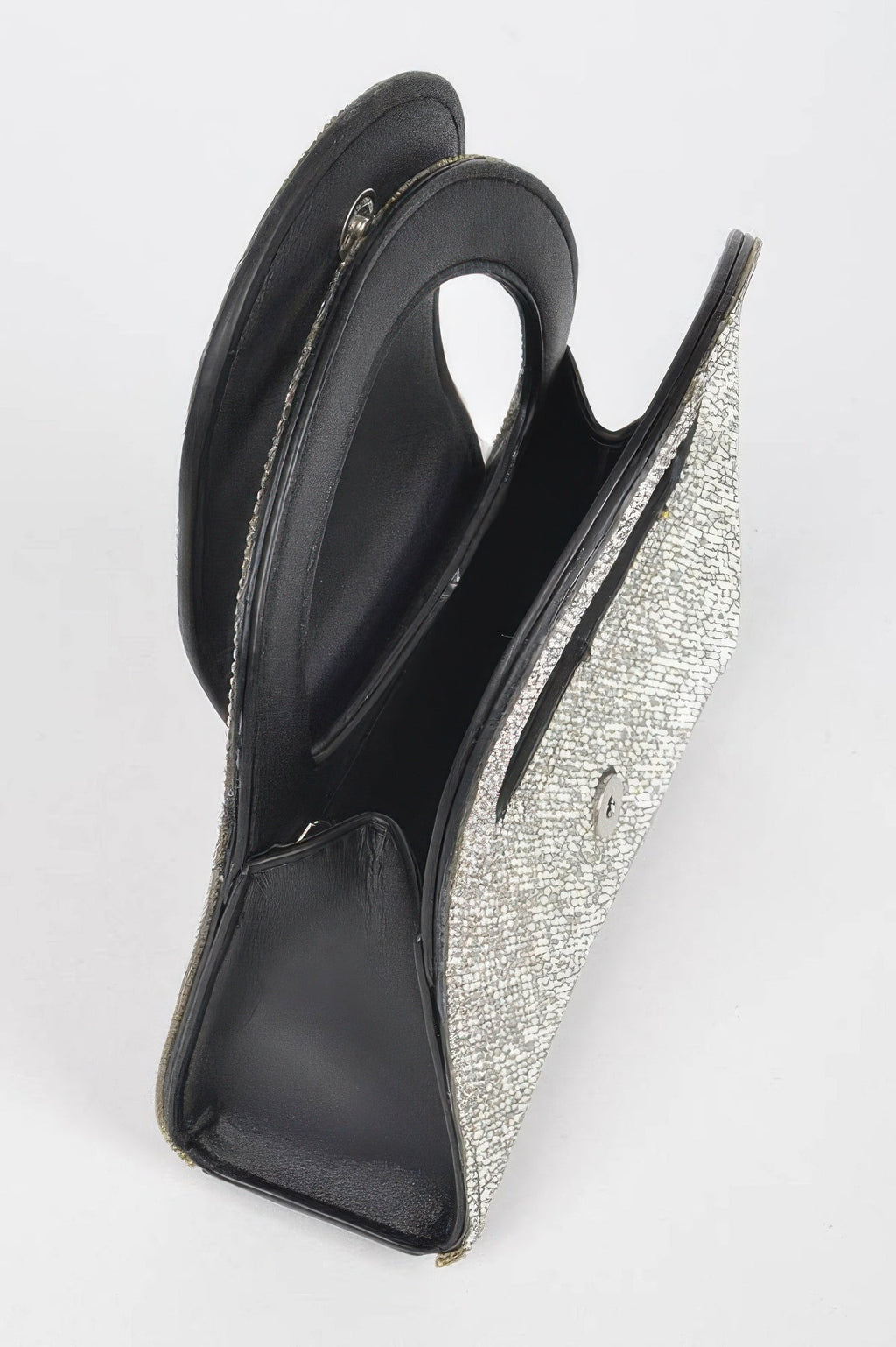 Rhinestone Top Handle Bag