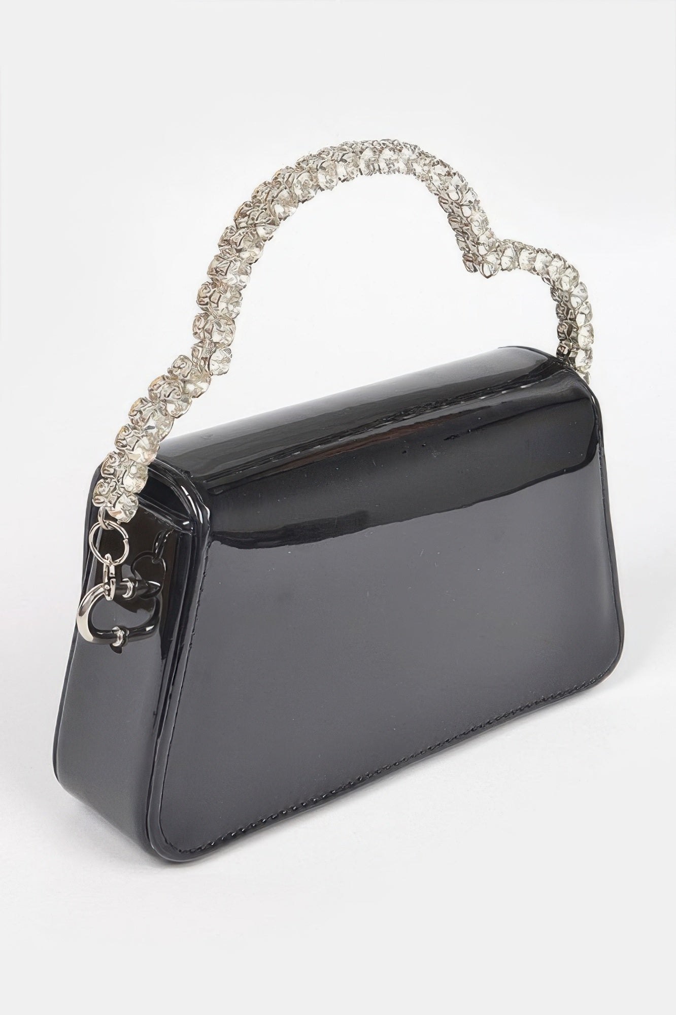 Glitter Rhinestone Handle Bag