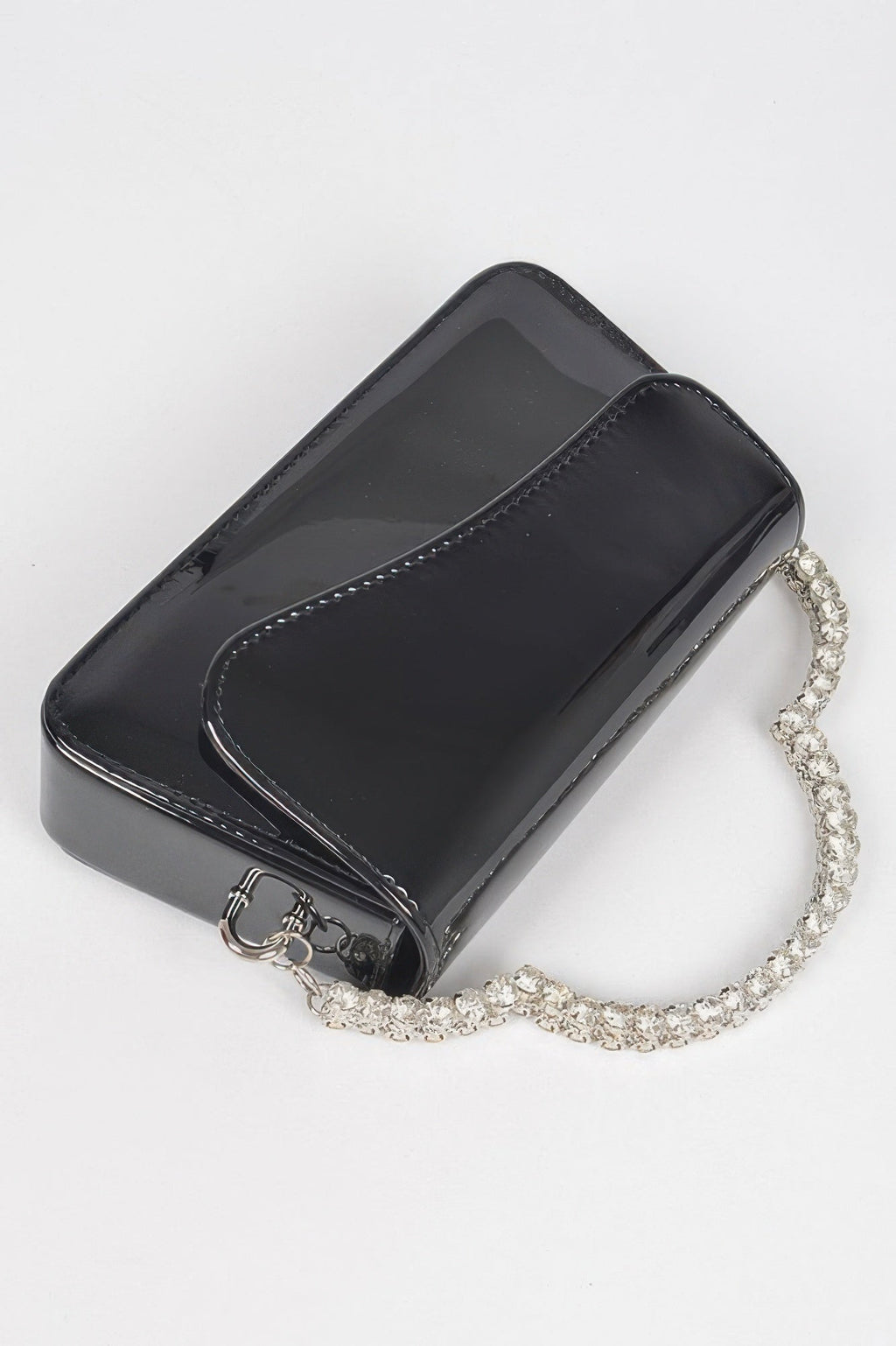 Glitter Rhinestone Handle Bag