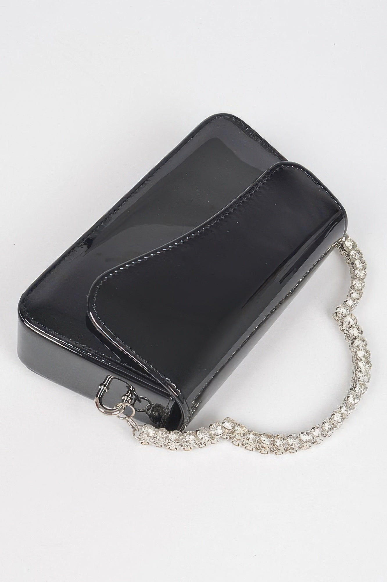 Glitter Rhinestone Handle Bag