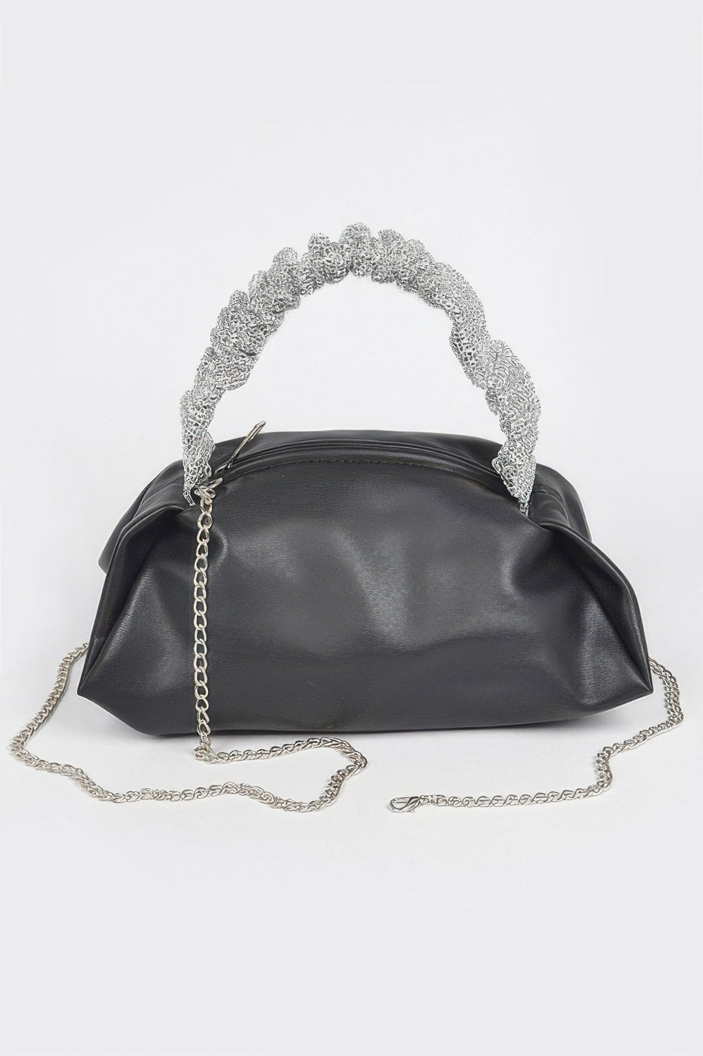 Faux Leather Shoulder Bag