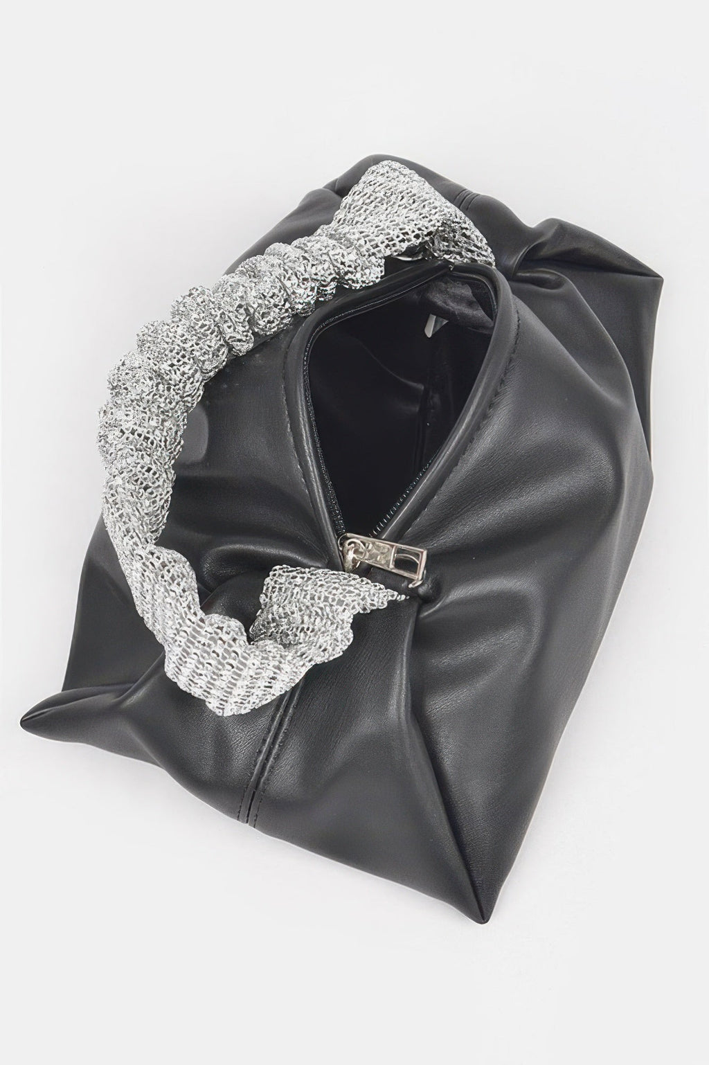 Faux Leather Shoulder Bag