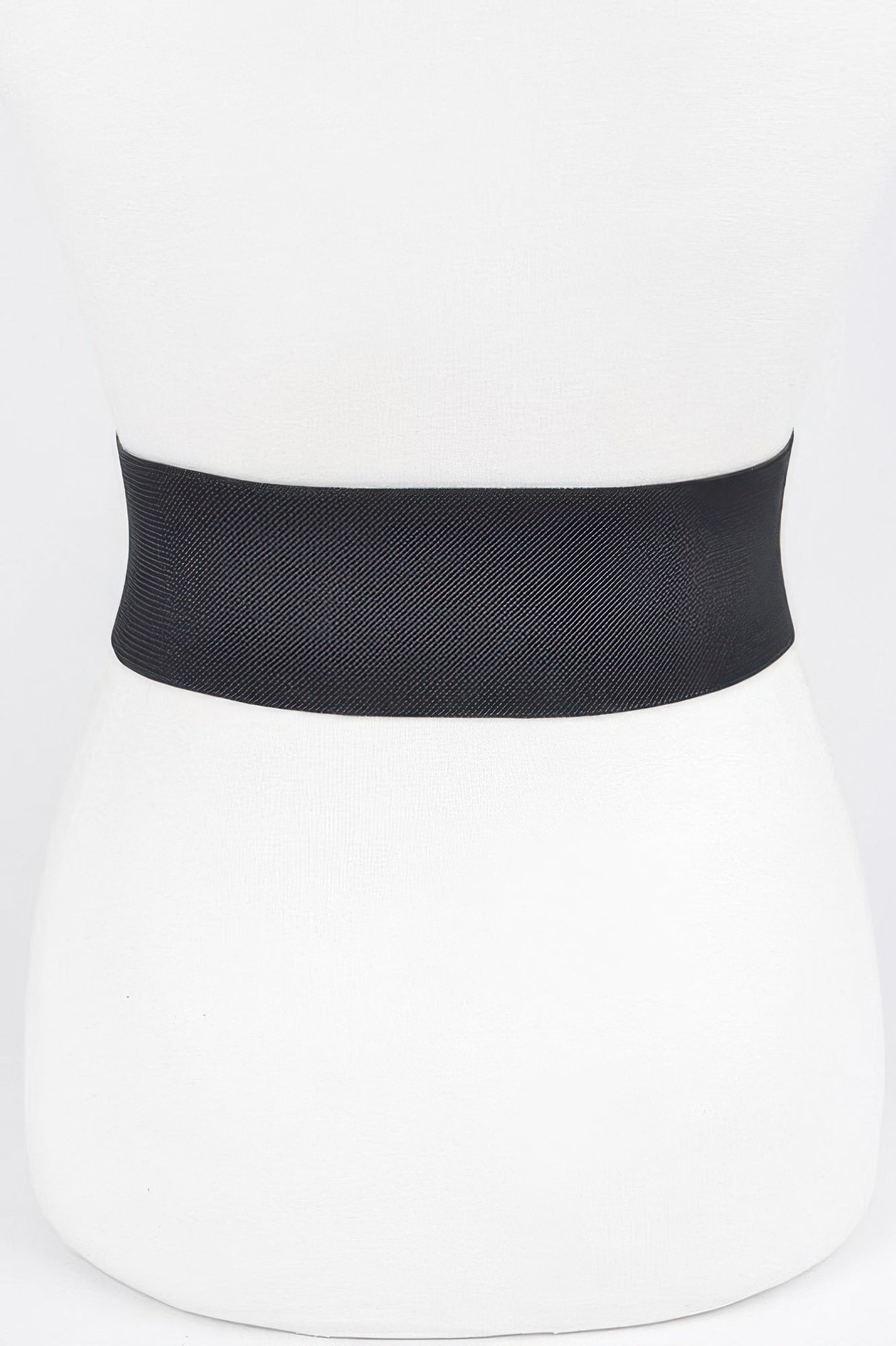 Rhinestone Buckle Stretch Belt