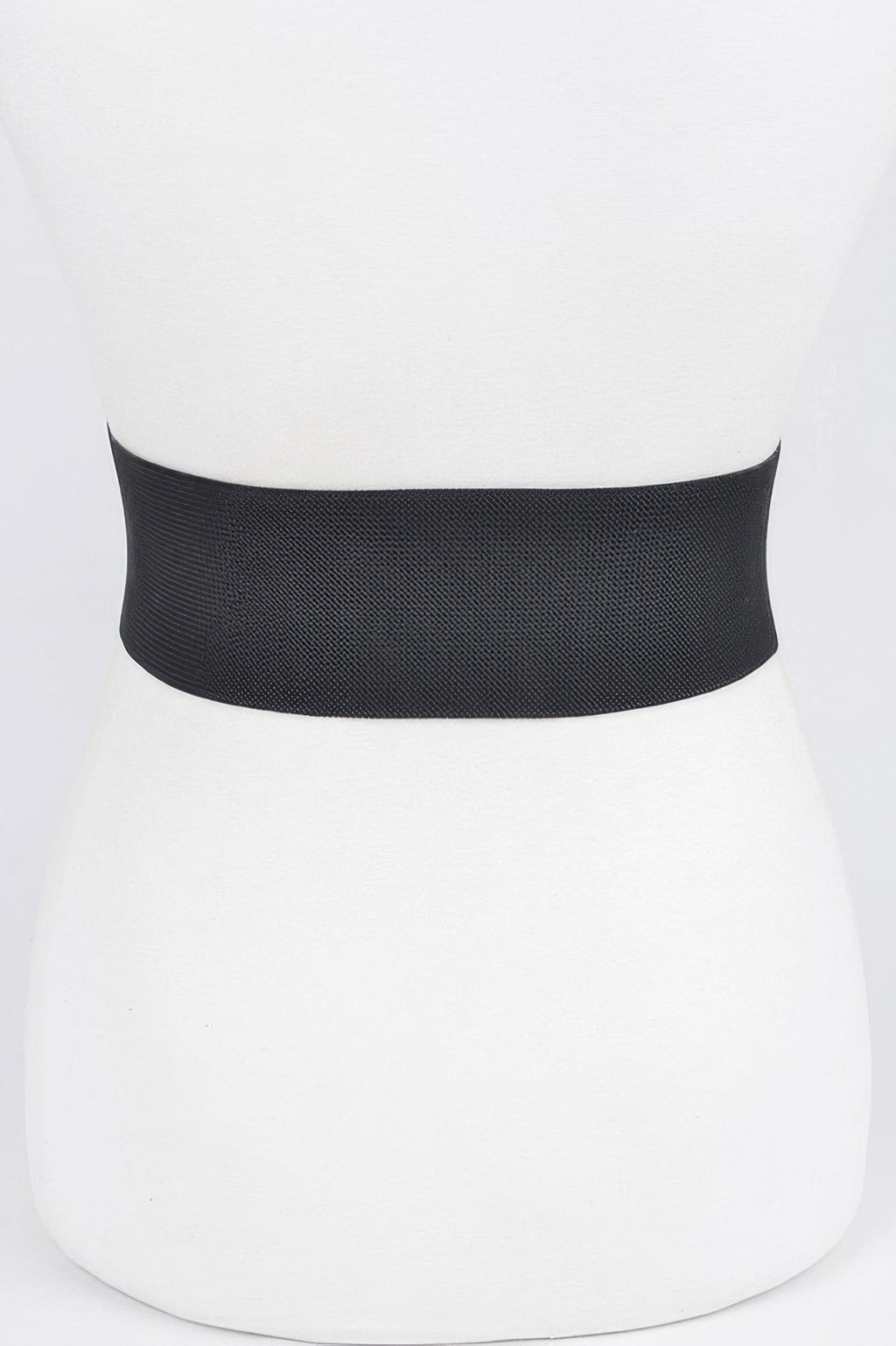 Faux Pearl Buckle Stretch Belt