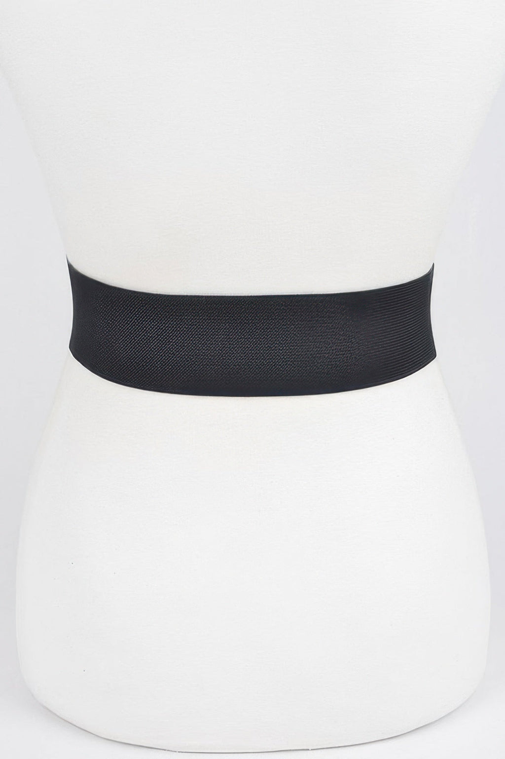 Rhinestone Metal Buckle Stretch Belt