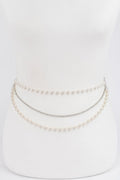 Pearl Layered Chain Belt