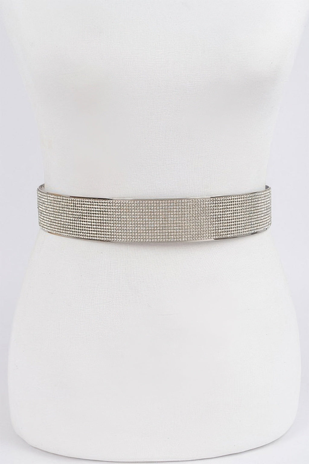 Rhinestone Metal Waist Belt