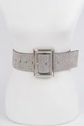 Square Metal Rhinestone Belt