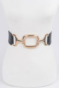 Multi Metal Buckle Stretch Plus Size Belt