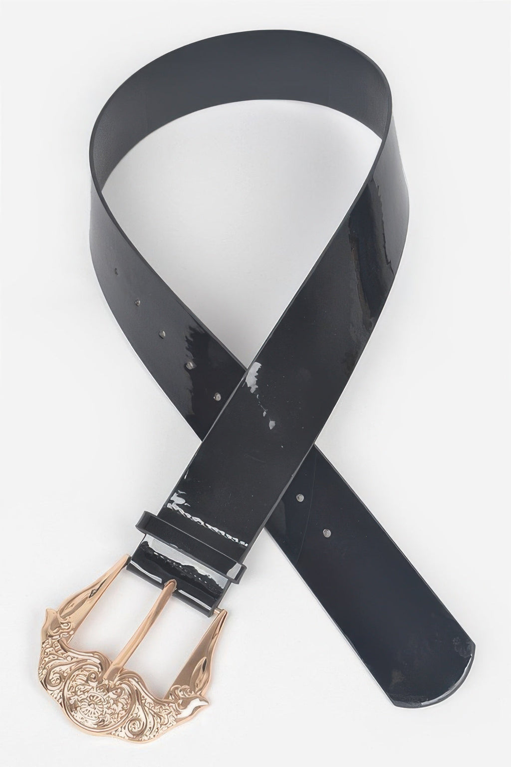 Metal Buckle Enamel Belt