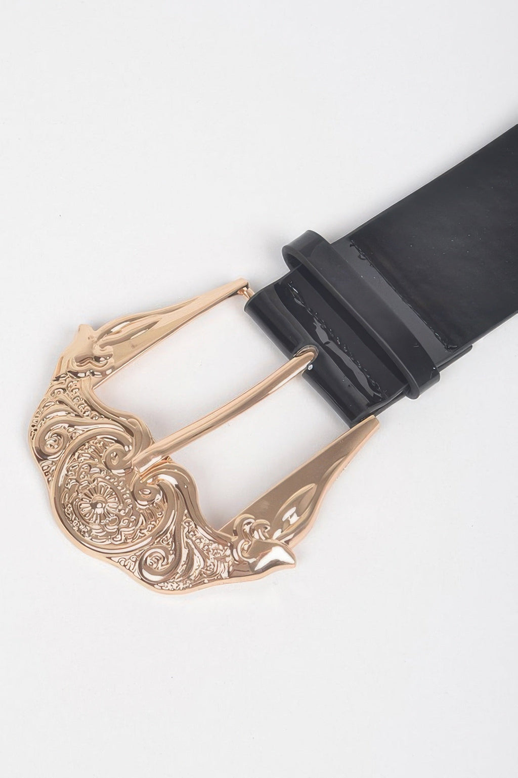 Metal Buckle Enamel Belt