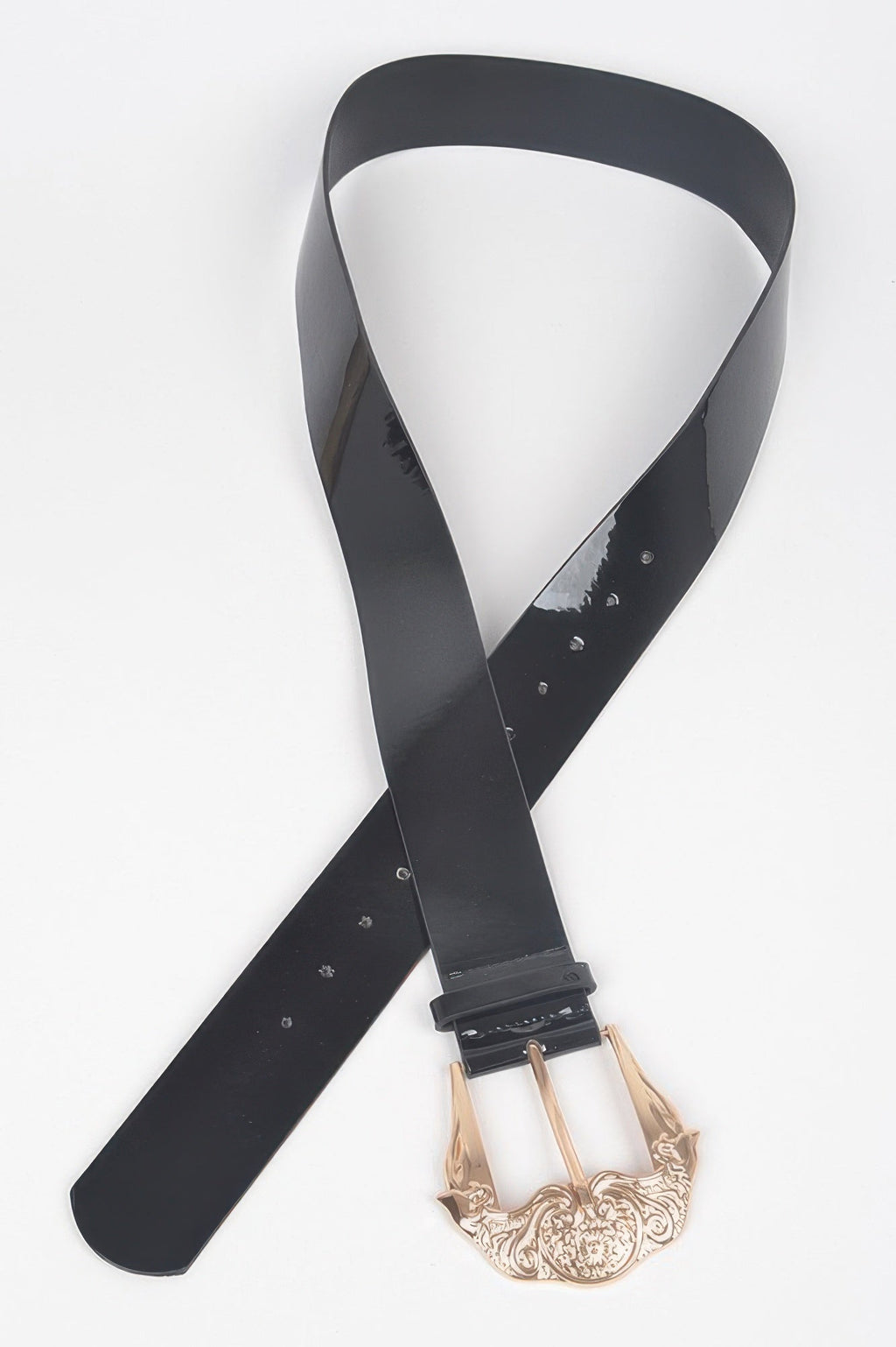 Metal Buckle Enamel Plus Size Belt