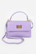 Faux Leather Flap Bag