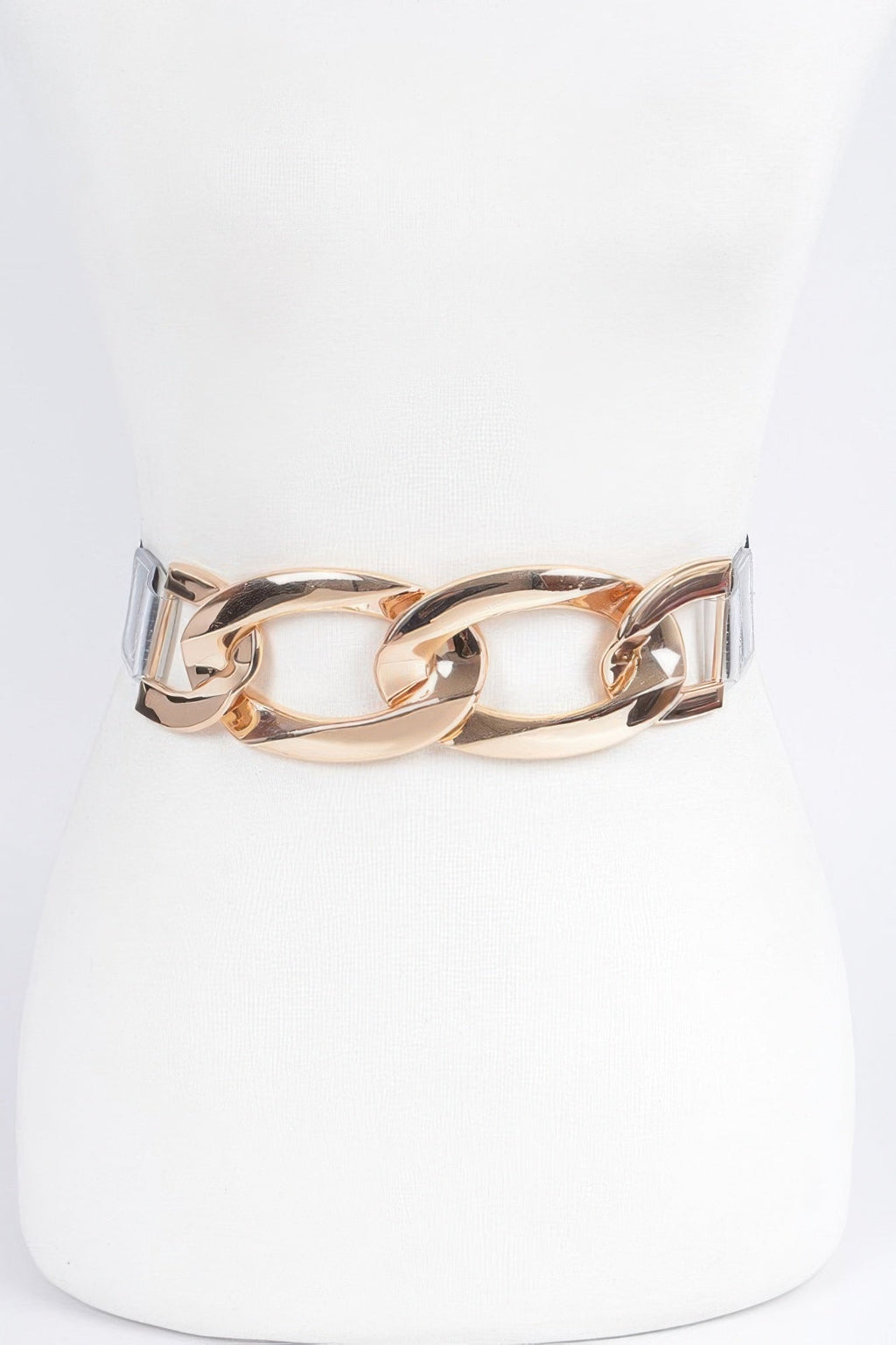 Oversized Chain Transparent Plus Size Belt