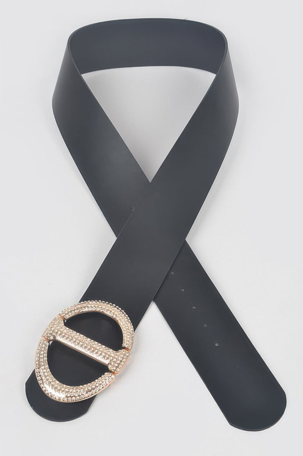 Rhinestone Buckle Plus Size Waist Belt