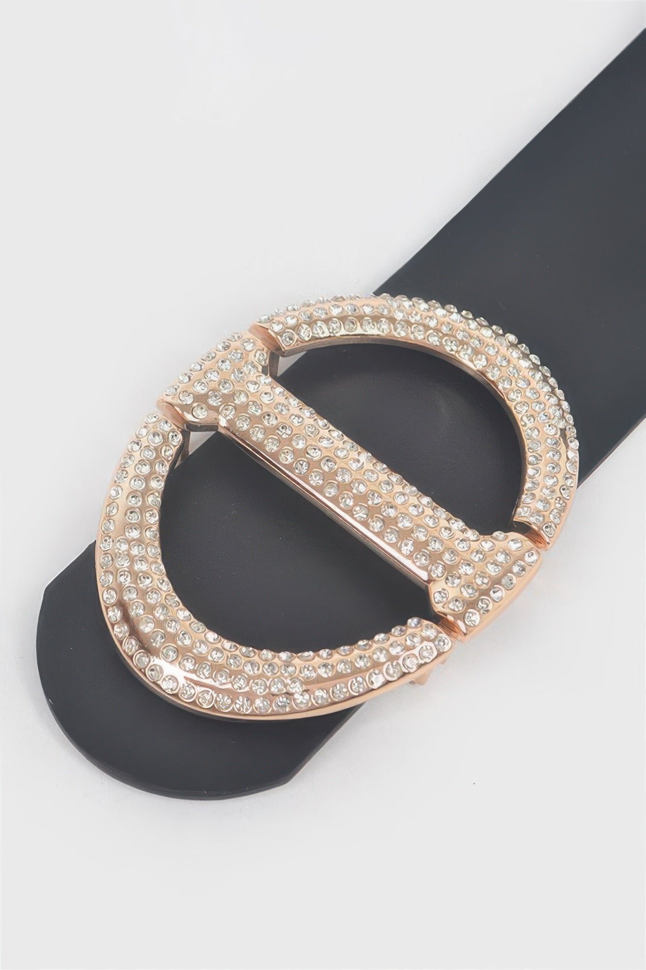 Rhinestone Buckle Plus Size Waist Belt