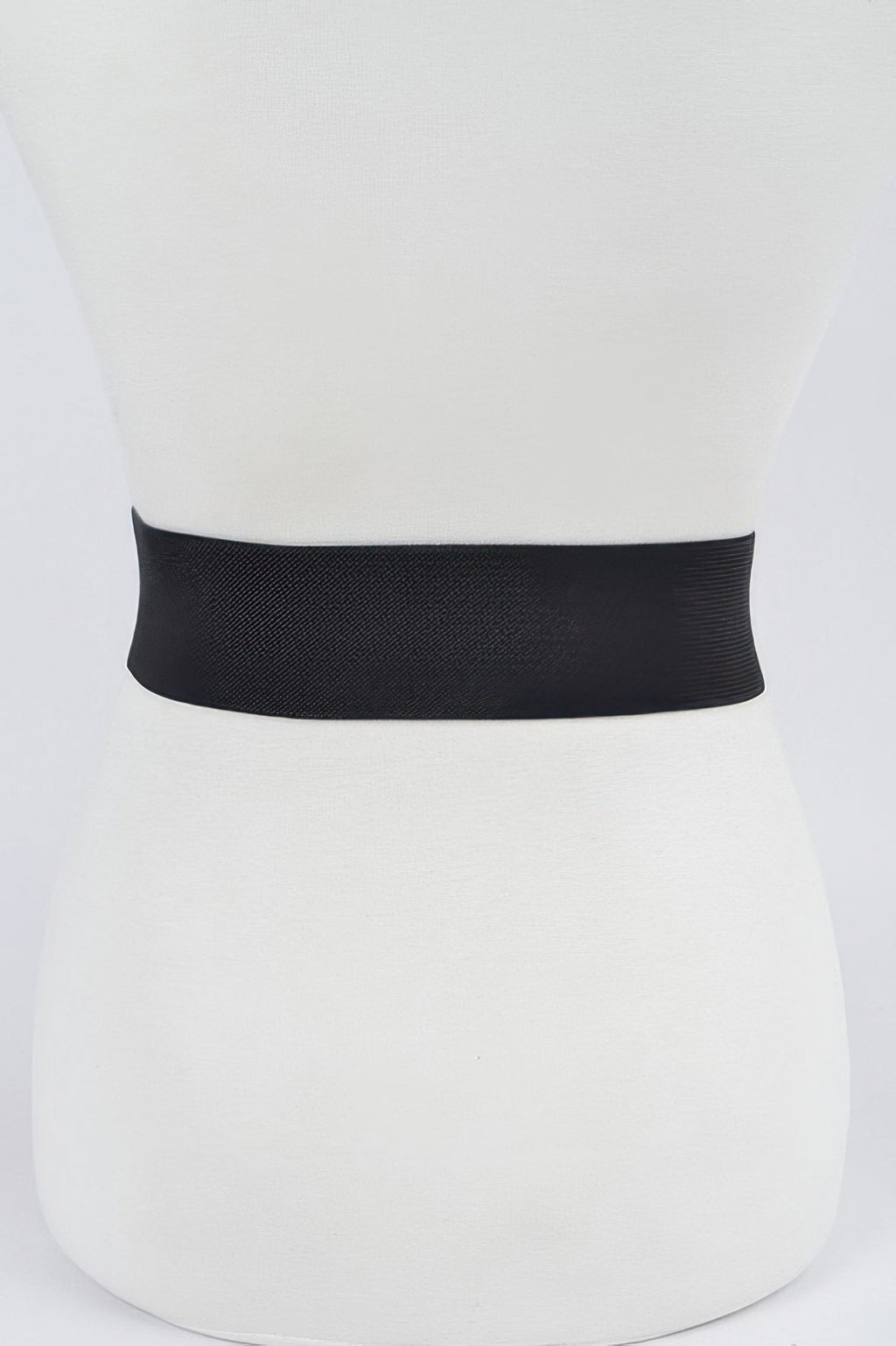 Two Square Buckle Elastic Plus Size Belt