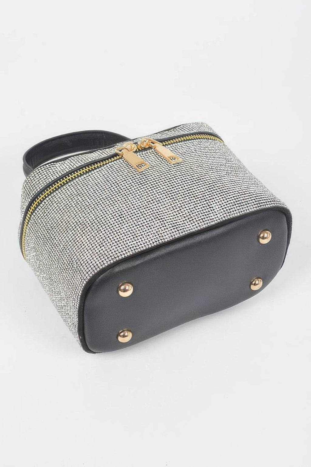 Rhinestone Top Handle Clutch