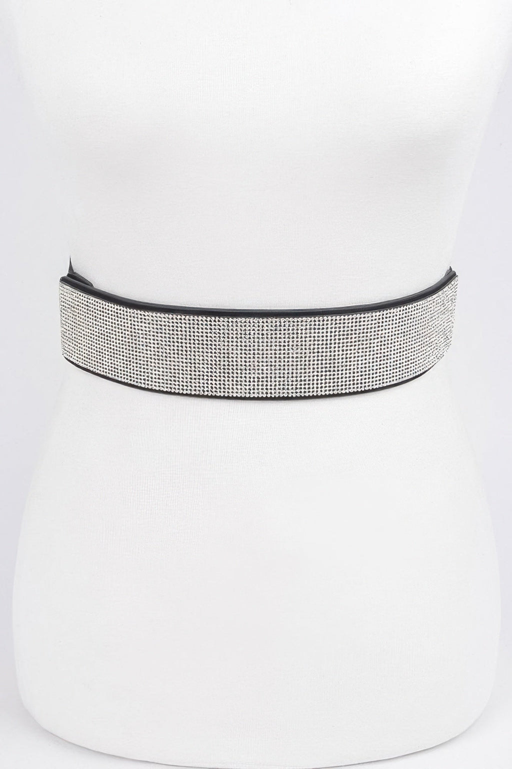 Rhinestone Elastic Belt