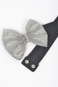 Rhinestone Ribbon Elastic Belt