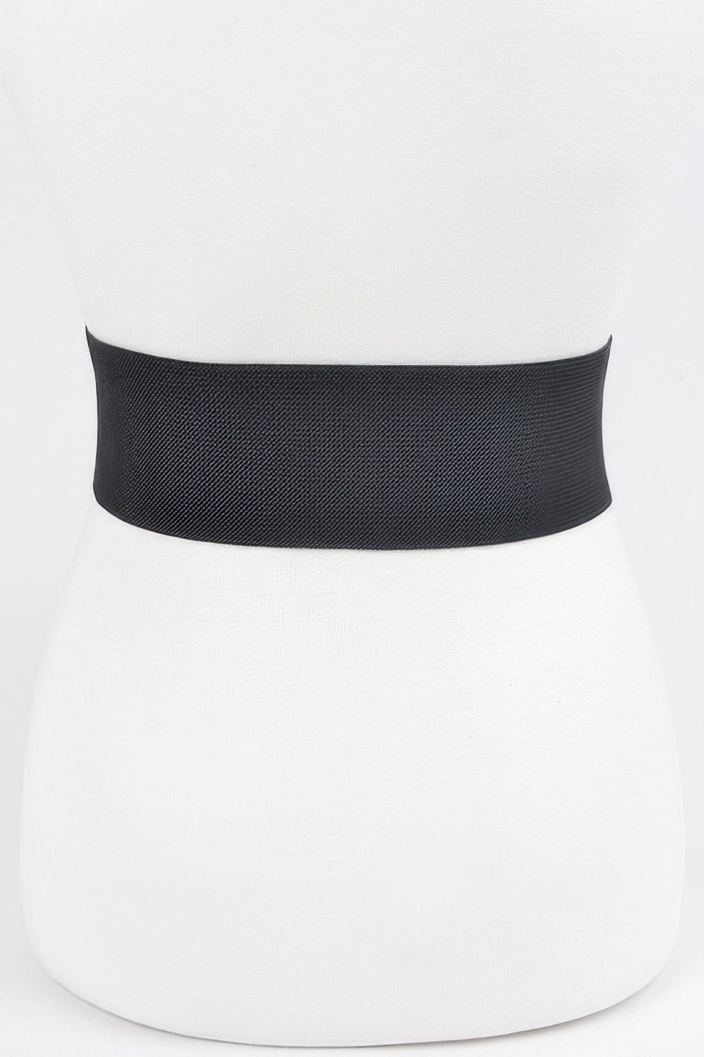 Oversized Round Buckle Plus Size Elastic Belt