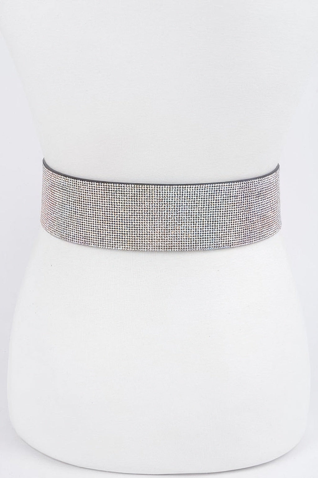 Multi Metal Rhinestone Belt
