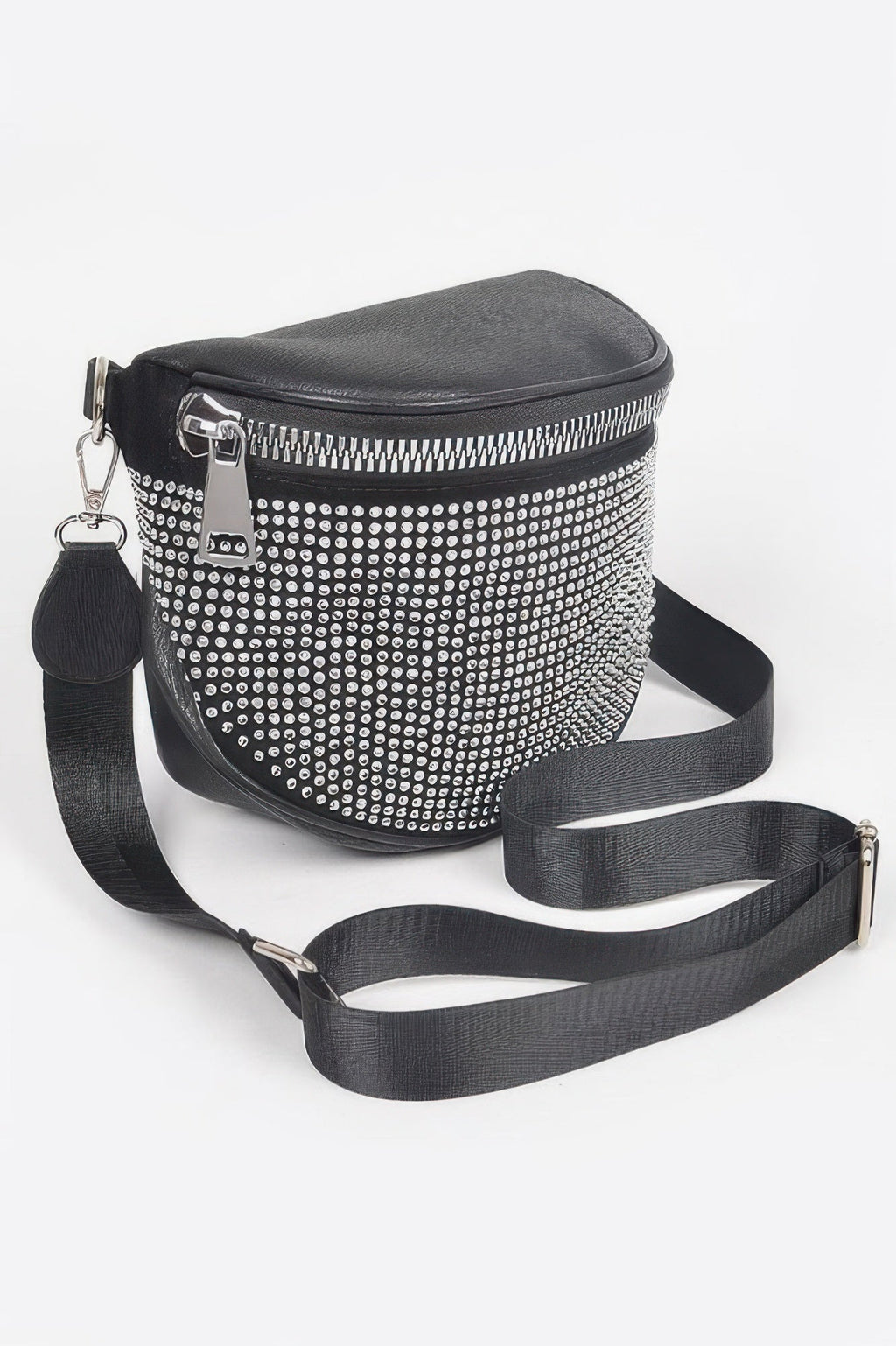 Stone Studded Crossbody Bag