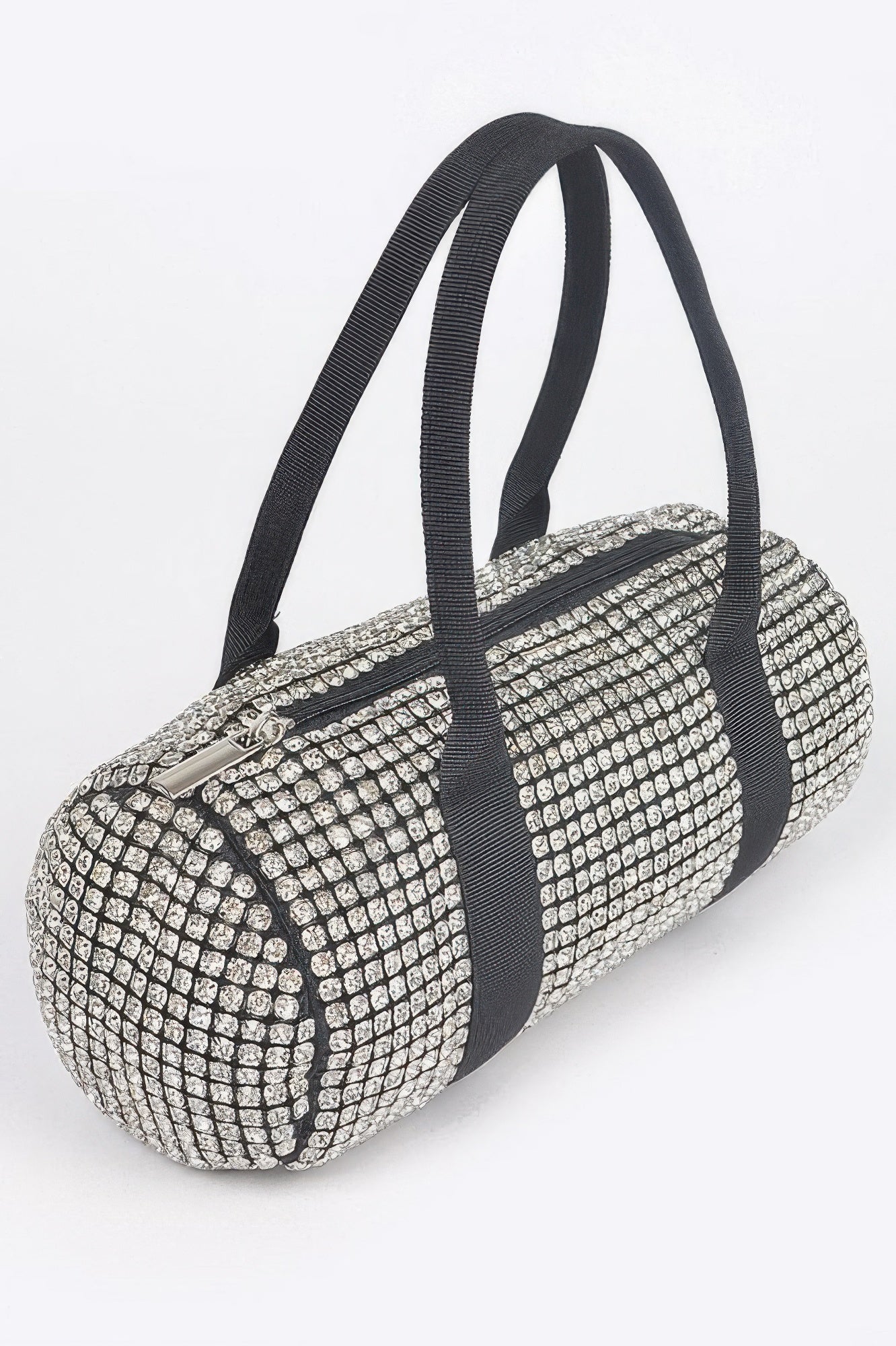 Mini Rhinestone Duffel Bag