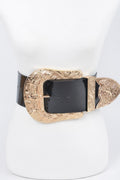 Oversized Multi Metal Plus Size Waist Enamel Belt
