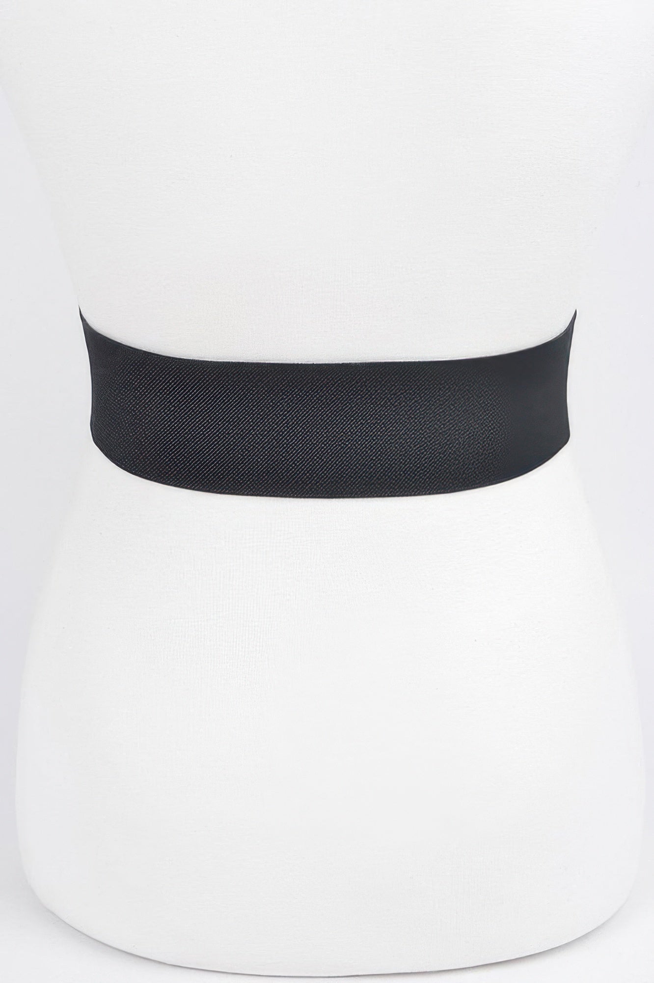 Rhinestone Buckle Plus Size Elastic Belt