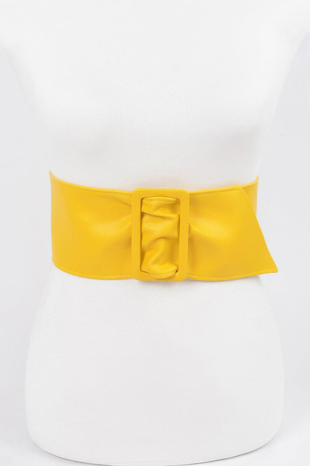 Faux Leather Waist Belt