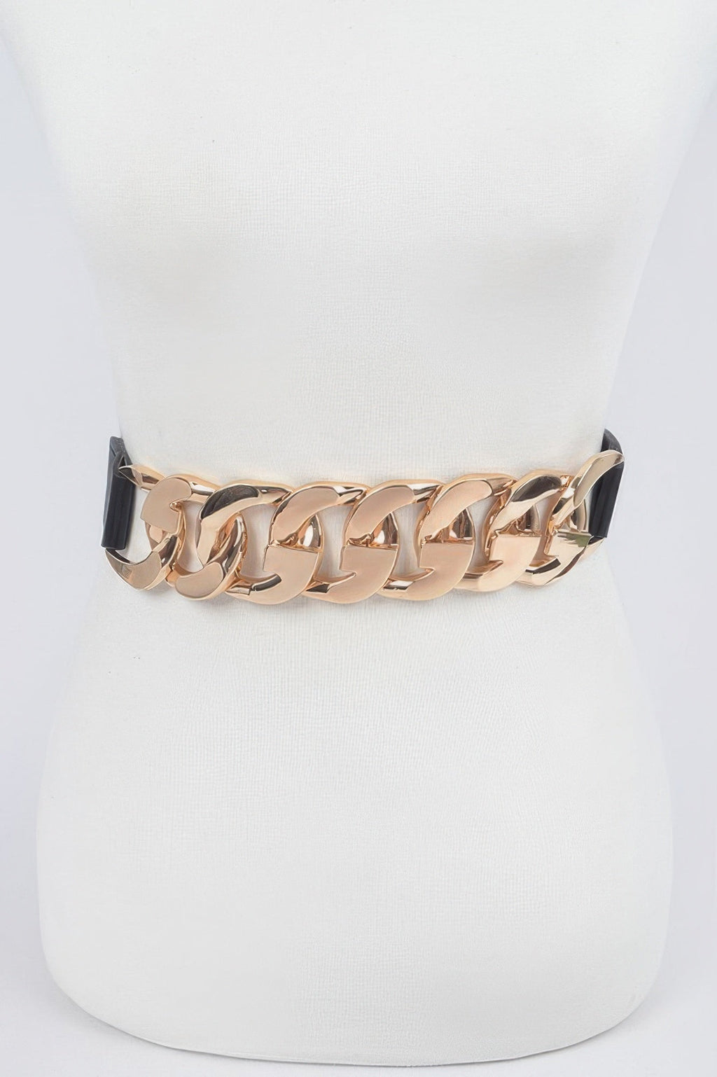 Oversized Chain Plus Size Stretch Belt