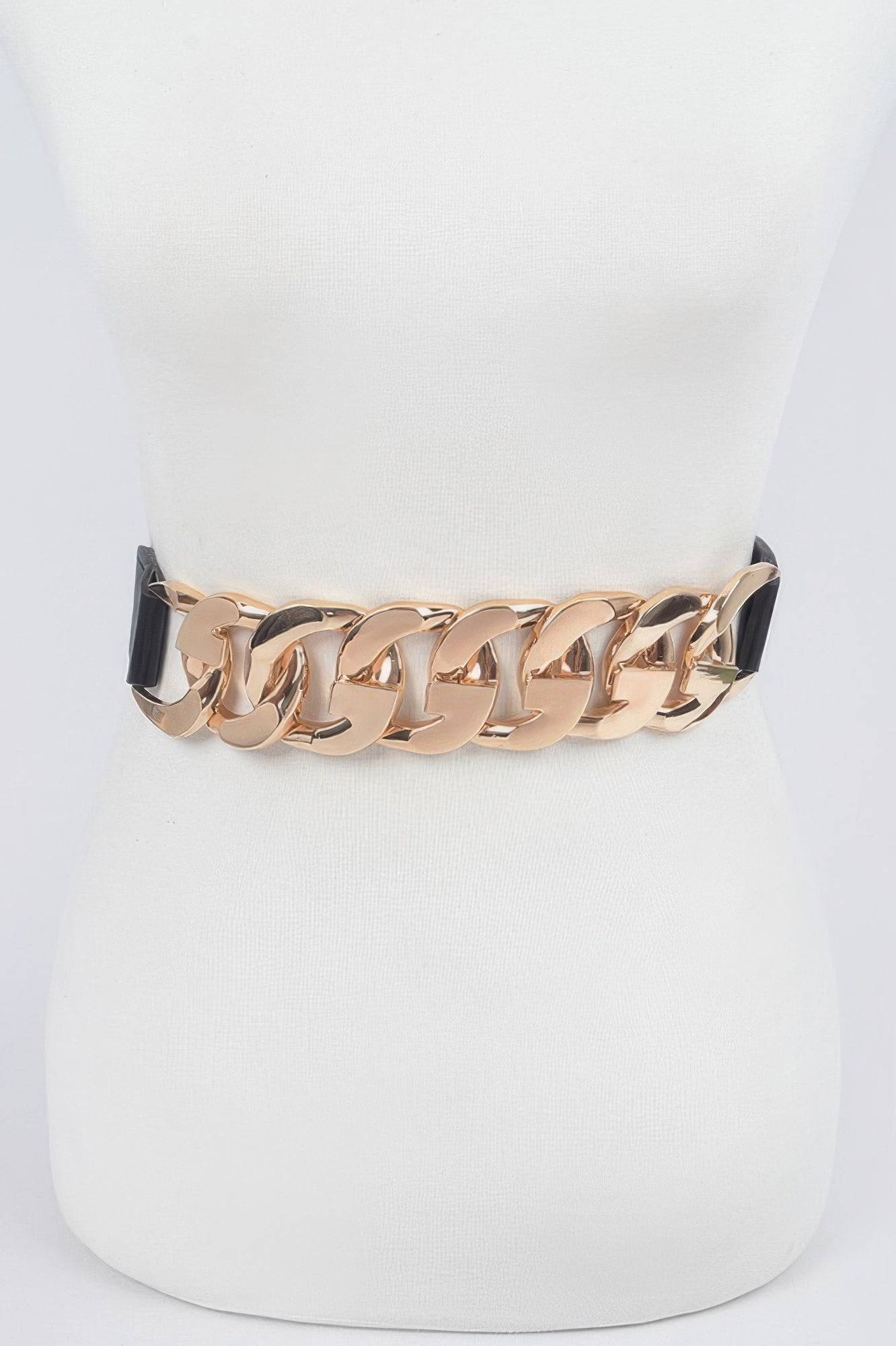 Oversized Chain Plus Size Stretch Belt
